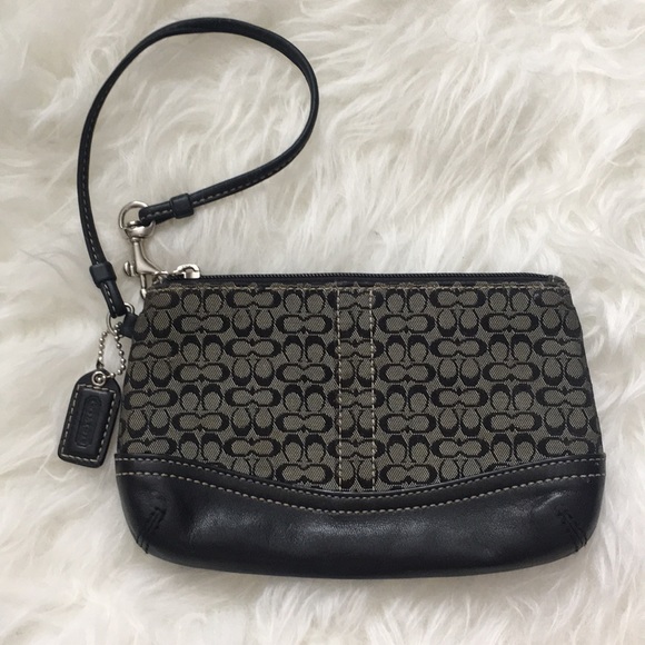 Coach Handbags - Authentic Black Coach Wristlet